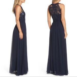Eliza J Navy formal dress